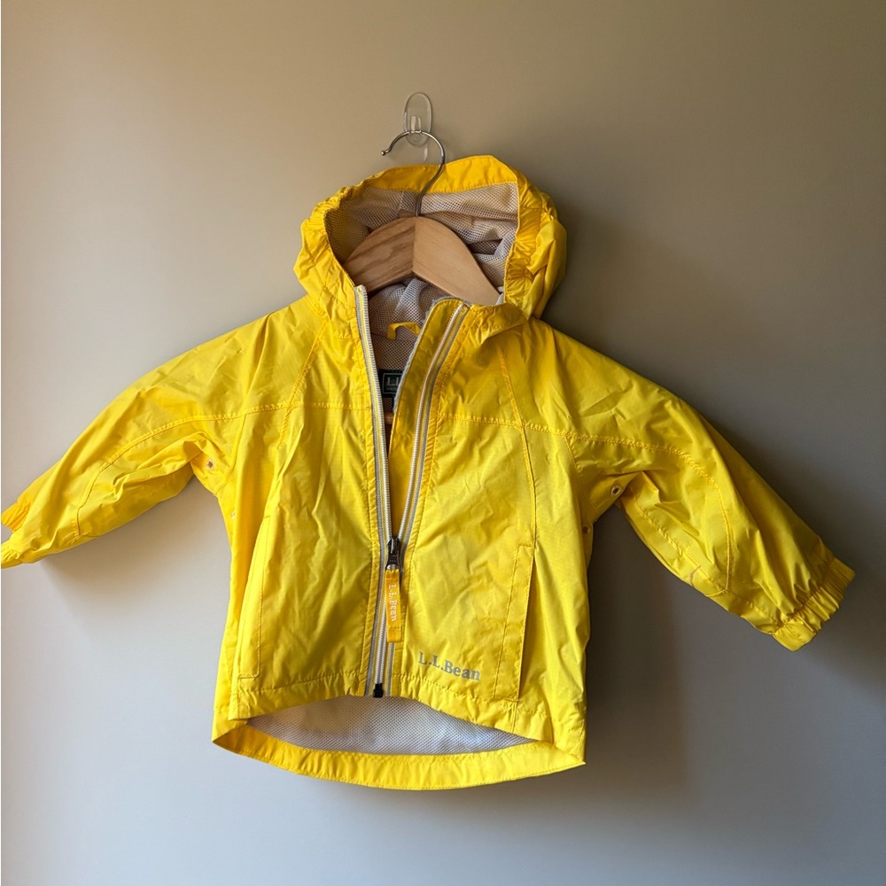 L.L. Bean Baby Bright Yellow Raincoat